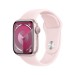 Apple Watch Series 9 41mm Pink Aluminum Case Light Pink Sport Band ЕСТ