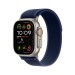 Apple Watch Ultra 2 49mm Natural Titanium Case Blue Trail Loop ЕСТ