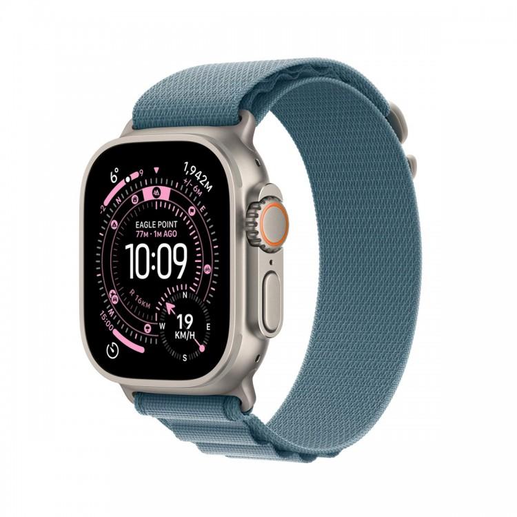 Apple Watch Ultra 3 49mm Natural Titanium Case Light Blue Alpine Loop ЕСТ