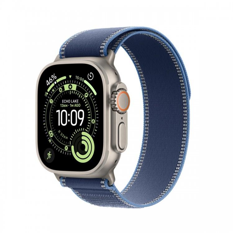 Apple Watch Ultra 3 49mm Natural Titanium Case Blue/Bright Blue Trail Loop ЕСТ