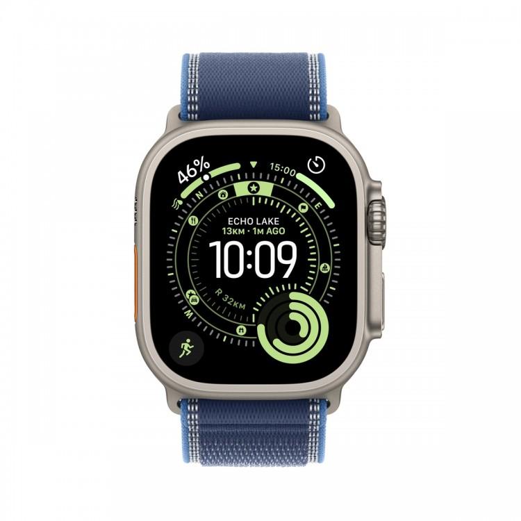 Apple Watch Ultra 3 49mm Natural Titanium Case Blue/Bright Blue Trail Loop ЕСТ-1