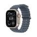 Apple Watch Ultra 3 49mm Natural Titanium Case Anchor Blue Ocean Band ЕСТ