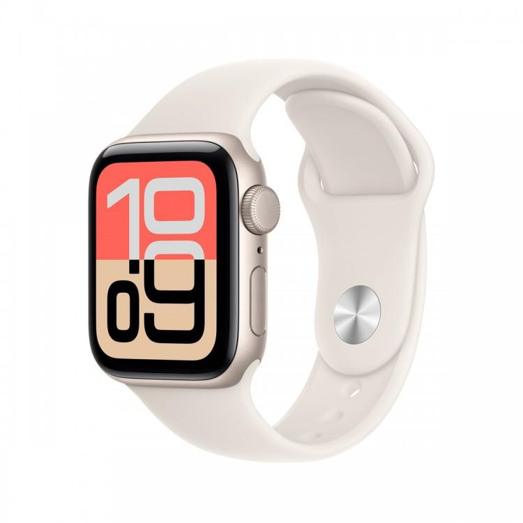 Apple Watch SE 3 2025 40mm Starlight Aluminum Case Starlight Sport Band ЕСТ