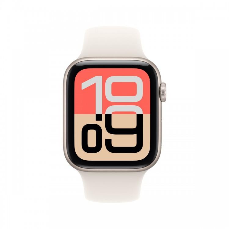 Apple Watch SE 3 2025 40mm Starlight Aluminum Case Starlight Sport Band ЕСТ-1
