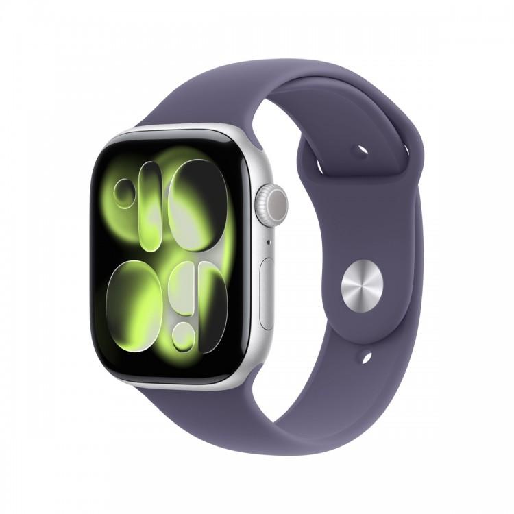 Apple Watch Series 11 42mm Silver Aluminum Case Purple Fog Sport Band ЕСТ
