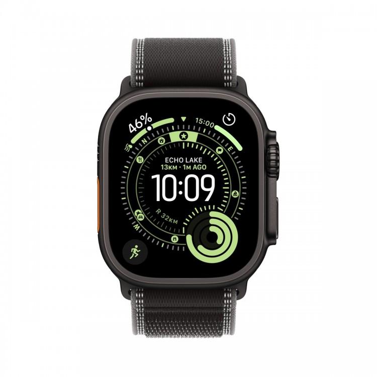 Apple Watch Ultra 3 49mm Black Titanium Case Black/Charcoal Trail Loop ЕСТ-1