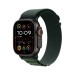 Apple Watch Ultra 2 49mm Black Titanium Case Dark Green Alpine Loop ЕСТ