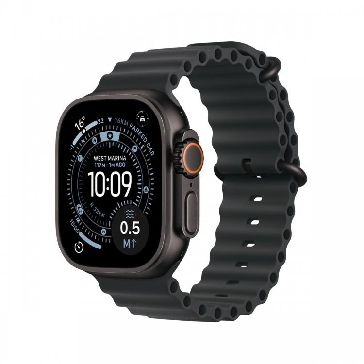 Apple Watch Ultra 3 49mm Black Titanium Case Black Ocean Band ЕСТ