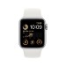 Apple Watch SE 2022 44mm Silver Aluminum Case White Sport Band ЕСТ
